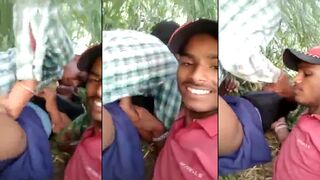 Leaked Desi XXX MMS! Dude helps friend fuck his own sister in the field