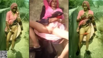New Desi MMS. Humiliation of a village Randi aunt who was caught cheating