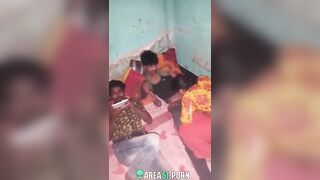 Scandal Desi MMS! Two dude fuck Bangladeshi gf, group sex leaked online