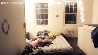 Cam hidden in wife's bedroom caught her masturbating filmed by husband