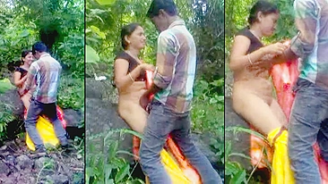 Leaked XXX Desi MMS! Bhabhi giving sweet sex to devar outdoors