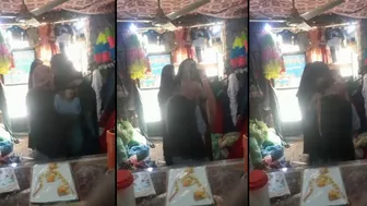 Leaked Desi MMS! Pakistani shop owner having sex with two customers Leaked Desi MMS! Pakistani shop owner having sex with two customers