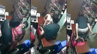 Leaked Desi MMS XXX! Indian shop owner hard fuck with sales sexy girl