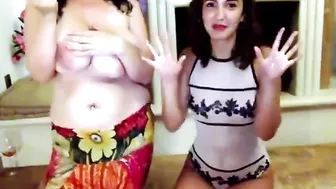 Family Taboo Fun! Live cam showing naked mom and daughter