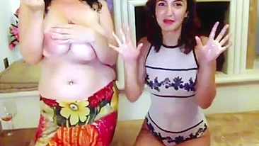 Family Taboo Fun! Live cam showing naked mom and daughter