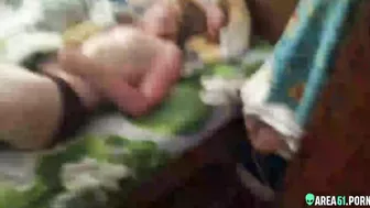 Son fucked mom's mouth after she passed out and sleeping