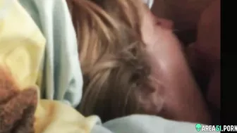 Son fucked mom's mouth after she passed out and sleeping