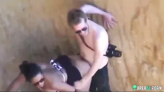 Incest sex son pussy fuck mom on the beach