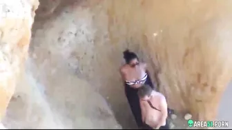 Incest sex son pussy fuck mom on the beach