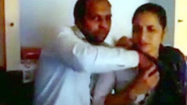 Leaked Desi MMS! Village teacher harasses student and fingers her pussy