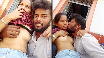 Indian bro fucked a horny village sister who was in the middle of her period