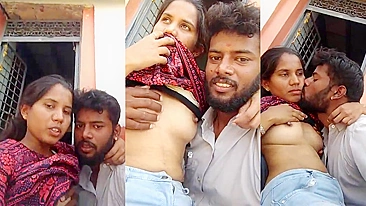 Indian bro fucked a horny village sister who was in the middle of her period