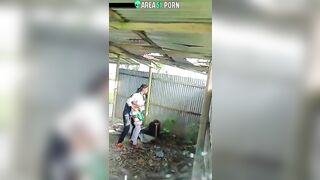 Desi MMS. Caught beautiful indian school girl, standing fucked outdoor