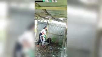 Desi MMS. Caught beautiful indian school girl, standing fucked outdoor