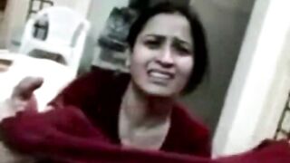 Indian scandal! Desi cheating wife caught red-handed and punished, hindi XXX audio