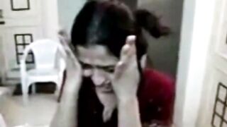 Indian scandal! Desi cheating wife caught red-handed and punished, hindi XXX audio