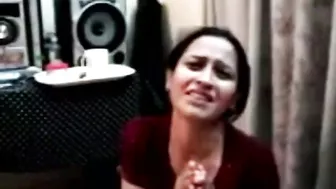 Indian scandal! Desi cheating wife caught red-handed and punished, hindi XXX audio