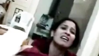 Indian scandal! Desi cheating wife caught red-handed and punished, hindi XXX audio