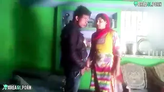 Indian cheating wife caught on hidden camera fucks doggystyle with her lover