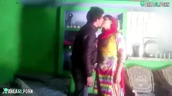 Indian cheating wife caught on hidden camera fucks doggystyle with her lover