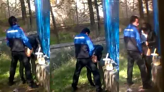 Scandal Desi XXX! Indian Gf is cheating on bf outdoor after her run