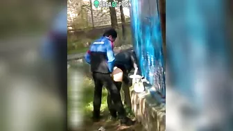 Scandal Desi XXX! Indian Gf is cheating on bf outdoor after her run