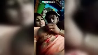 New desi XXX MMS. Horny village girl boob sucking on TikTok