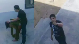 Desi MMs! A pair of Indian lovers standing sex outdoor caught by hidden cam