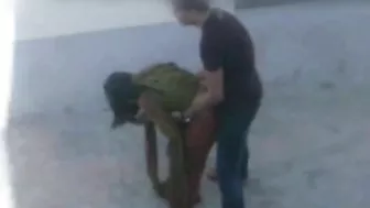 Desi MMs! A pair of Indian lovers standing sex outdoor caught by hidden cam