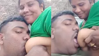 A village bhabhi's boobs are sucked out by her hubby in a TikTok video A village bhabhi's boobs are sucked out by her hubby in a TikTok video