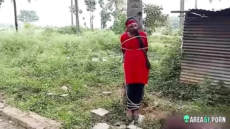 Jabardasti sex video! Full-length Indian girl tied to a tree a kidnapper