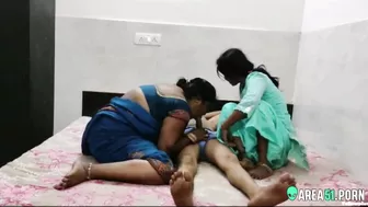 Incest Desi sex leaked online! Kinky threesome sex with wife her sali and husband.