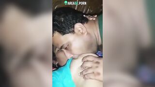 Leaked Desi sex! Horny cheating wife feeding big boobs to neighbour