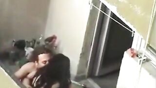 Kinky Desi Couple Caught Fucking Wildly on Balcony - Neighbour Captures the Whole Scandalous Act