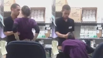 Slutty Desi Teen Caught Shoplifting Gets Out of Trouble By Fucking Drug Store Manager