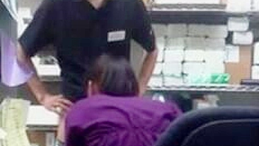 Slutty Desi Teen Caught Shoplifting Gets Out of Trouble By Fucking Drug Store Manager
