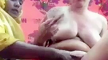 Experience Sensual Pleasure with Desi Mom-Daughter Lesbian Sex Viral XXX Video