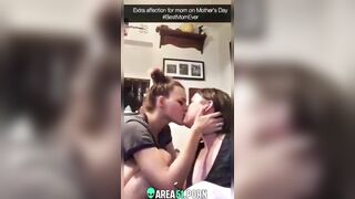 Mother-Daughter Make Out - Daughter Seduces Her Mom and Demands Sex!