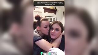Mother-Daughter Make Out - Daughter Seduces Her Mom and Demands Sex!