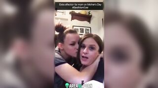 Mother-Daughter Make Out - Daughter Seduces Her Mom and Demands Sex!
