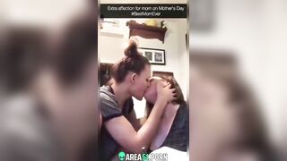 Mother-Daughter Make Out - Daughter Seduces Her Mom and Demands Sex!