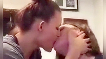 Mother-Daughter Make Out - Daughter Seduces Her Mom and Demands Sex!