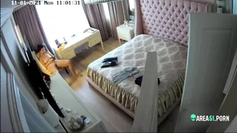 Caught on spy XXX Camera: Mother Caught Masturbating by Sneaky Son