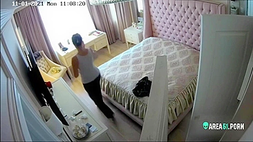 Caught on spy XXX Camera: Mother Caught Masturbating by Sneaky Son