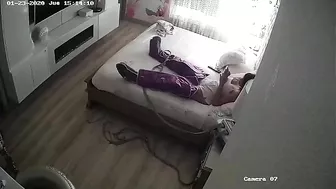 Sneaky Housewife Caught on Hidden Cam While Pleasuring Herself