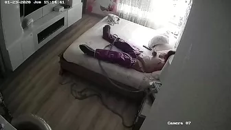 Sneaky Housewife Caught on Hidden Cam While Pleasuring Herself