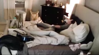 Naughty Step-Mom Caught Masturbating on Hidden Cam