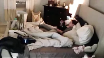 Naughty Step-Mom Caught Masturbating on Hidden Cam