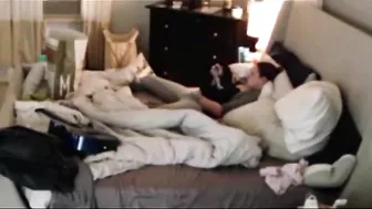 Naughty Step-Mom Caught Masturbating on Hidden Cam