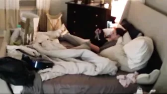 Naughty Step-Mom Caught Masturbating on Hidden Cam